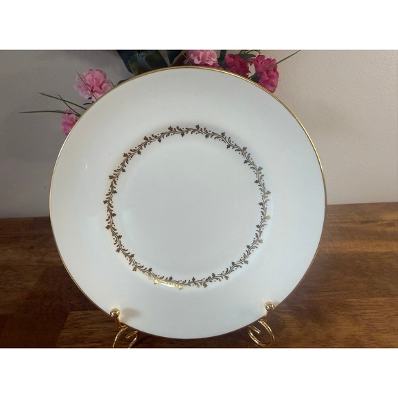 Coalport Other - Coalport Cornet Side Plate Gold Trim English Bone China Dessert Plate